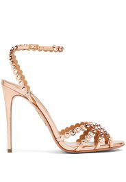 Aquazzura Tequila 105mm leather sandals - Toni neutri