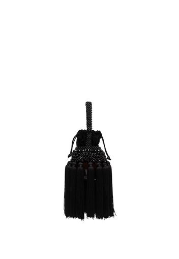 Coconut tassel-detailing mini bag