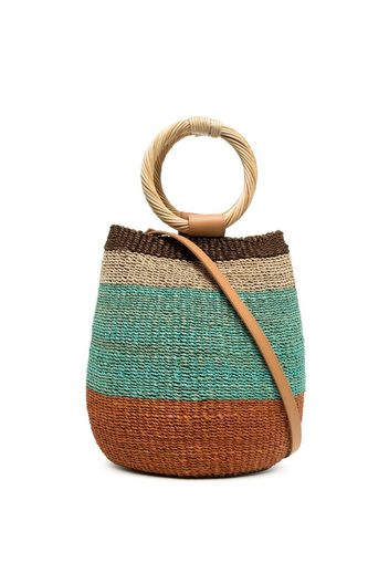 Aranaz Medri striped tote - Toni neutri