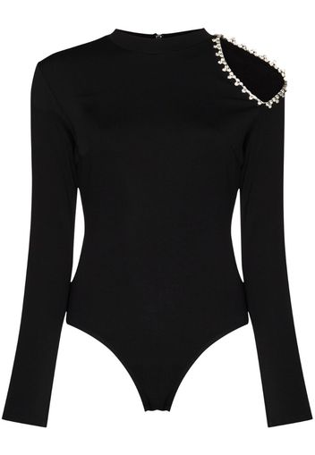 crystal cutout bodysuit