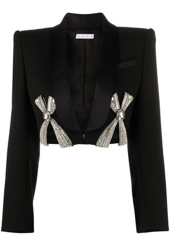 AREA Blazer crop - Nero