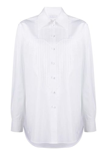 AREA Camicia Heart-Bib Tuxedo - Bianco