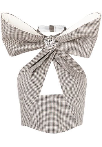 AREA Top con fiocco - Toni neutri