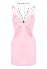 AREA Butterfly cut-out mini dress - Rosa