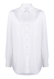 AREA Camicia Heart-Bib Tuxedo - Bianco