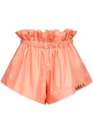 AREA Shorts sportivi con ruches - Rosa