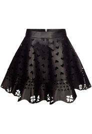 AREA Minigonna a taglio laser - Nero