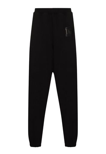 temple logo cotton sweatpants