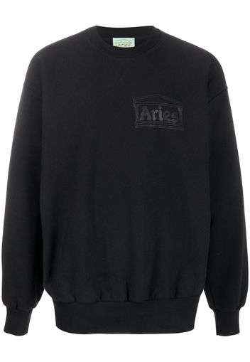 chest logo sweatshirt