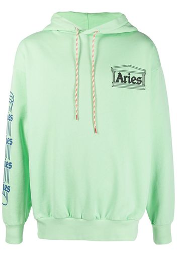 Aries Felpa con stampa - Verde