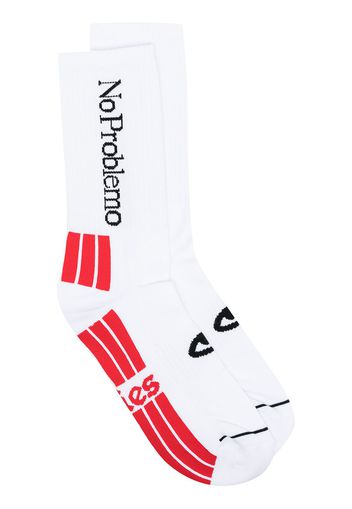 Aries No Problemo socks - Bianco