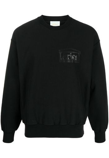 Aries logo-print sweatshirt - Nero