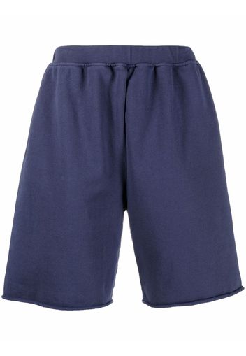 Aries Shorts sportivi con stampa - Blu