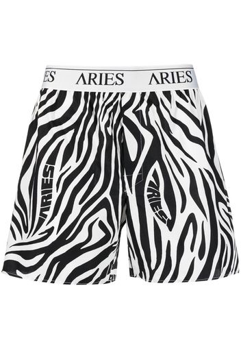 Aries zebra-print boxers - Nero