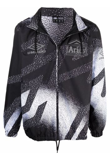 Aries x Umbro zip-up jacket - Nero