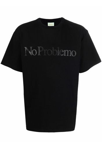 Aries 'No Problemo' slogan t-shirt - Nero