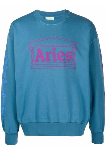 Aries Temple sweatshirt - Blu