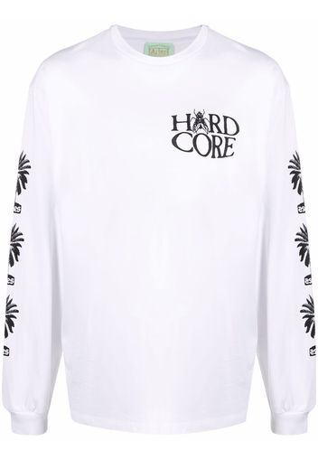 Aries Hardcore-print sweatshirt - Bianco