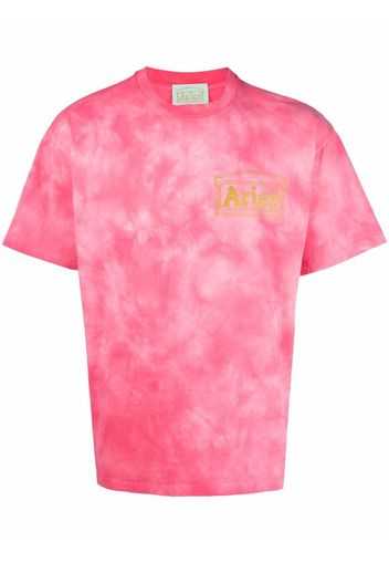 Aries logo-print T-shirt - Rosa