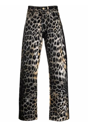Aries leopard-print trousers - Toni neutri