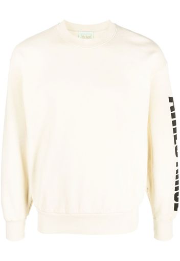 Aries logo-print long-sleeve sweatshirt - Giallo