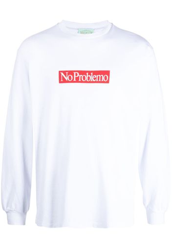 Aries Problemo Supremo long-sleeve sweatshirt - Bianco