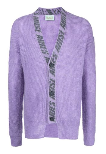 Aries waffle-knit cardigan - Viola