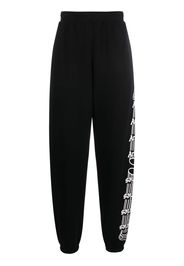 Aries Column logo-print sweatpants - Nero