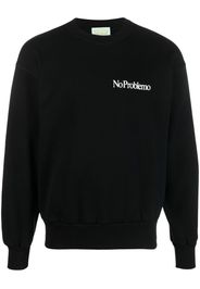 Aries No Problemo print sweatshirt - Nero