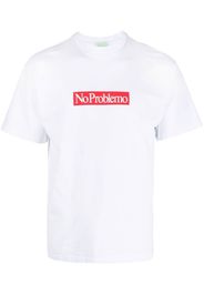 Aries No Problemo print T-shirt - Bianco