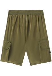 Aries elasticated waistband track shorts - Verde