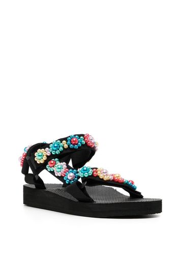 Arizona Love Trekky pearl-embellished sandals - Nero