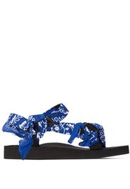 Arizona Love Trekky bandana-print sandals - Blu