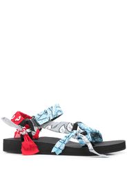 Arizona Love Trekky bandana-print sandals - Blu