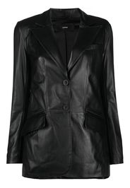 Arma Benny leather blazer - Nero