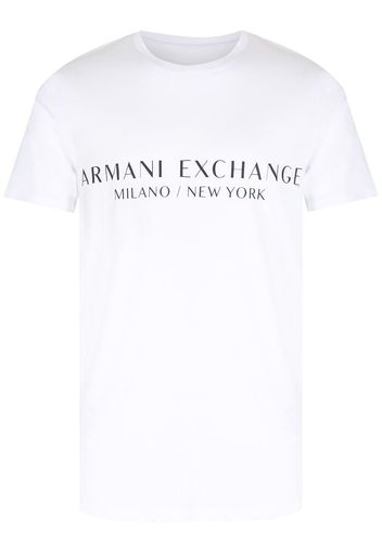 Armani Exchange T-shirt con stampa - Bianco