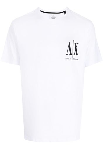 Armani Exchange logo-print T-shirt - Bianco