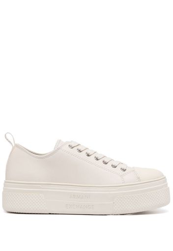 Armani Exchange Sneakers con stampa - Bianco