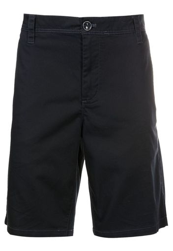 Armani Exchange logo-plaque above-knee shorts - Blu