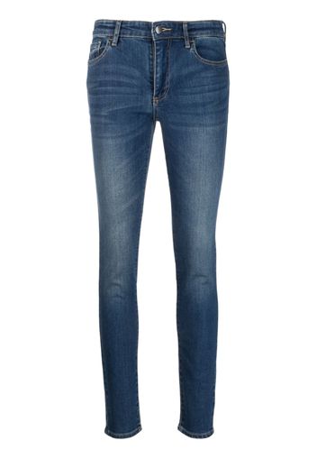Armani Exchange mid-rise skinny jeans - Blu