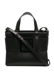 Armani Exchange Borsa tote con applicazione - Nero