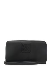 Armani Exchange Portafoglio con placca logo - Nero