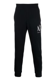 Armani Exchange Pantaloni sportivi con ricamo - Blu