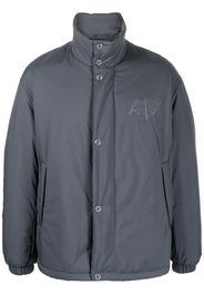 Armani Exchange logo-print padded jacket - Grigio