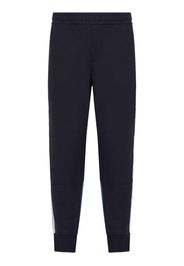 Armani Exchange logo-print tapered track pants - Blu