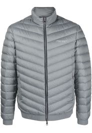 Armani Exchange logo-print puffer jacket - Grigio