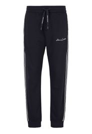 Armani Exchange Pantaloni sportivi con ricamo - Nero