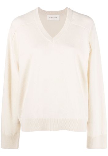 ARMARIUM V-neck knitted jumper - Bianco