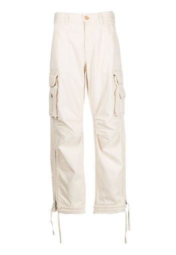 ARMARIUM gathered-detail cargo trousers - Toni neutri