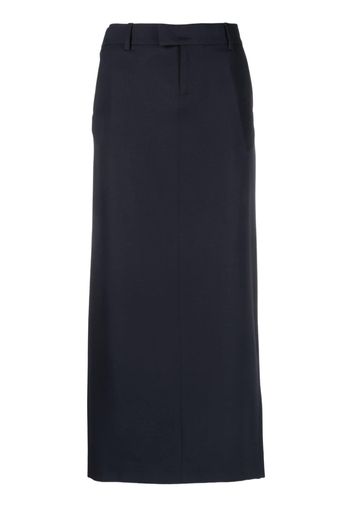 ARMARIUM virgin wool pencil skirt - Blu